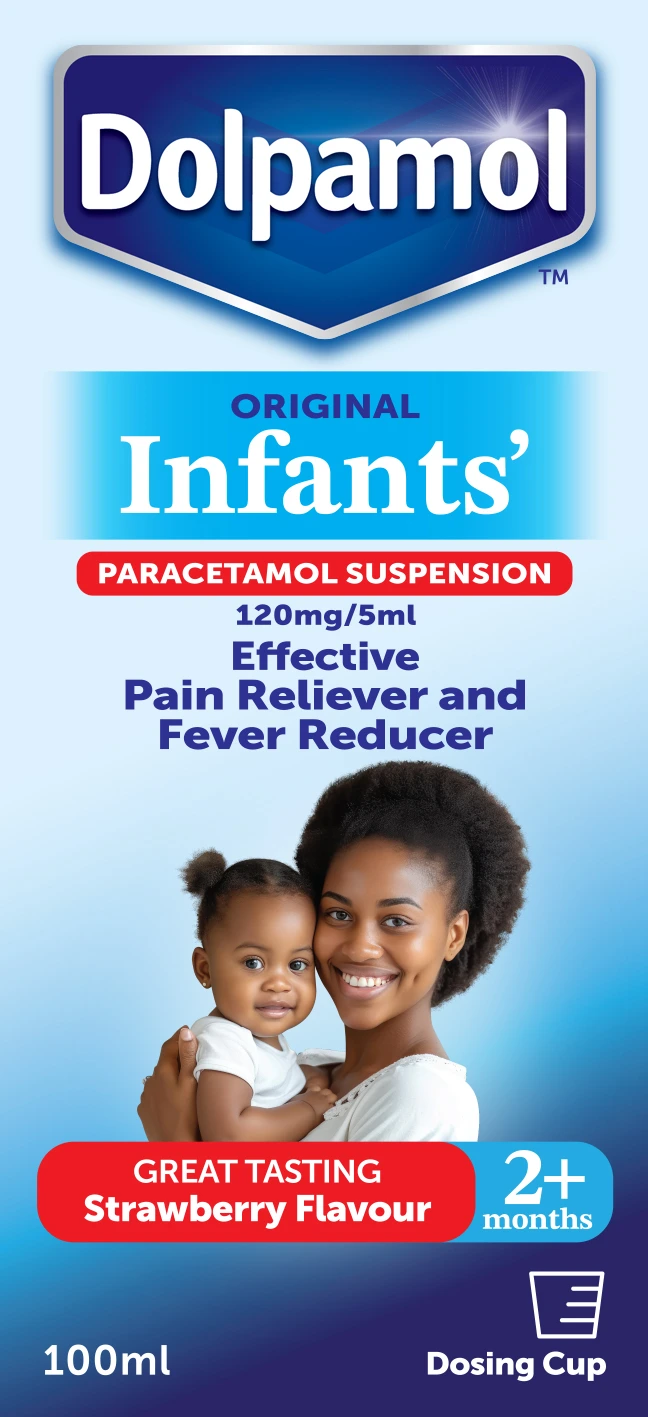 Dolpamol 2+ Months Oral Suspension Strawberry