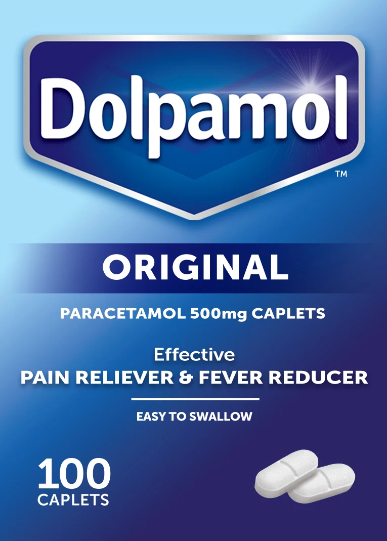 Dolpamol Original 500mg Tablets 100 caplets