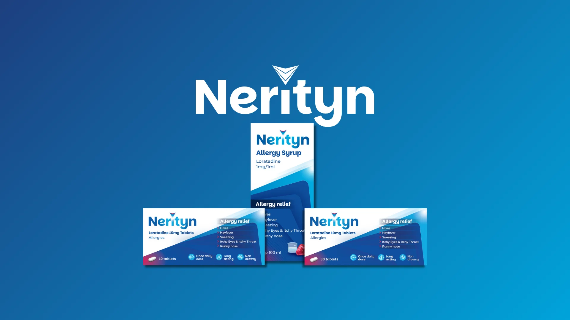 Nerityn allergy relief packaging