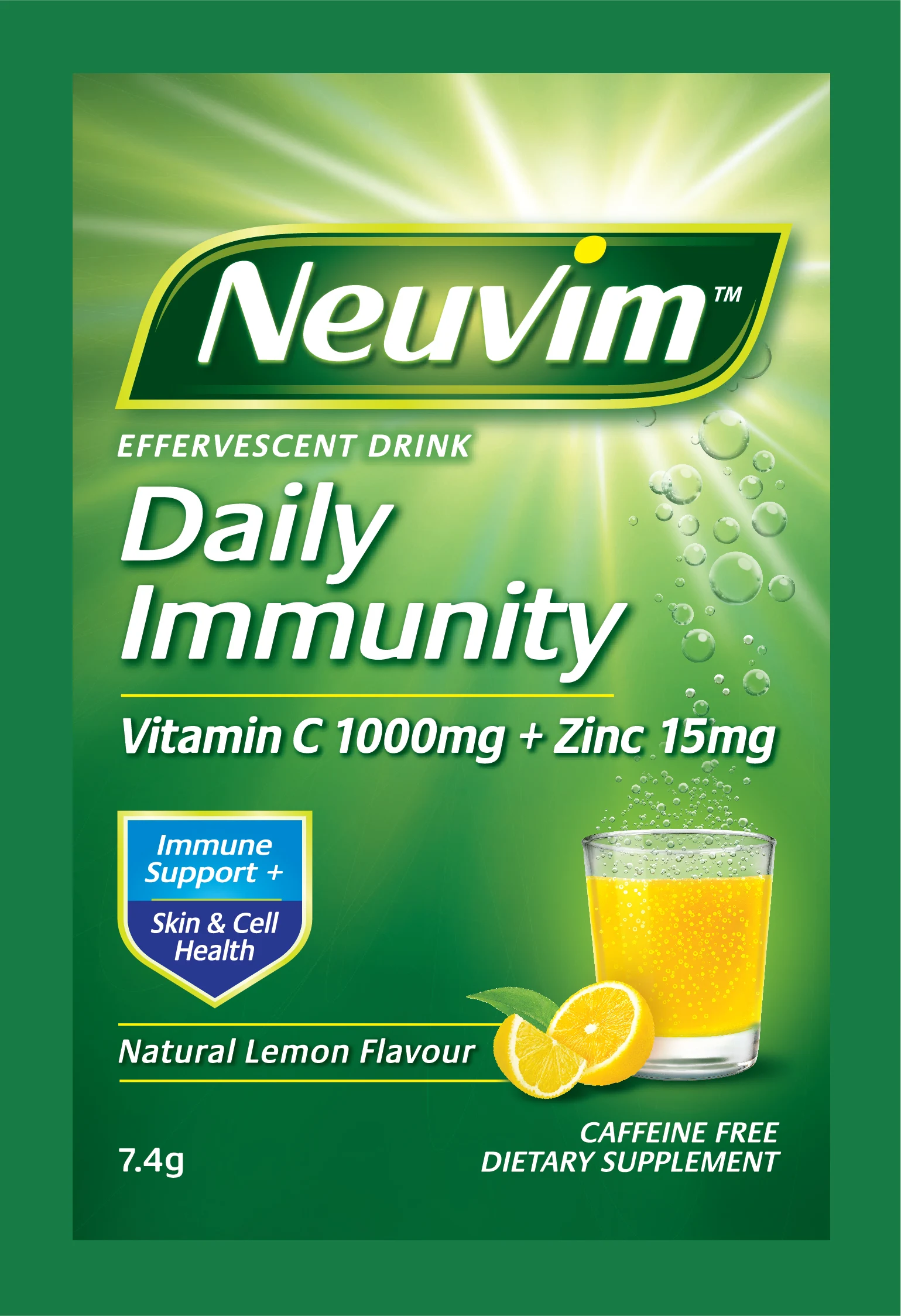 Neuvim Vitamin C and Zinc Lemon