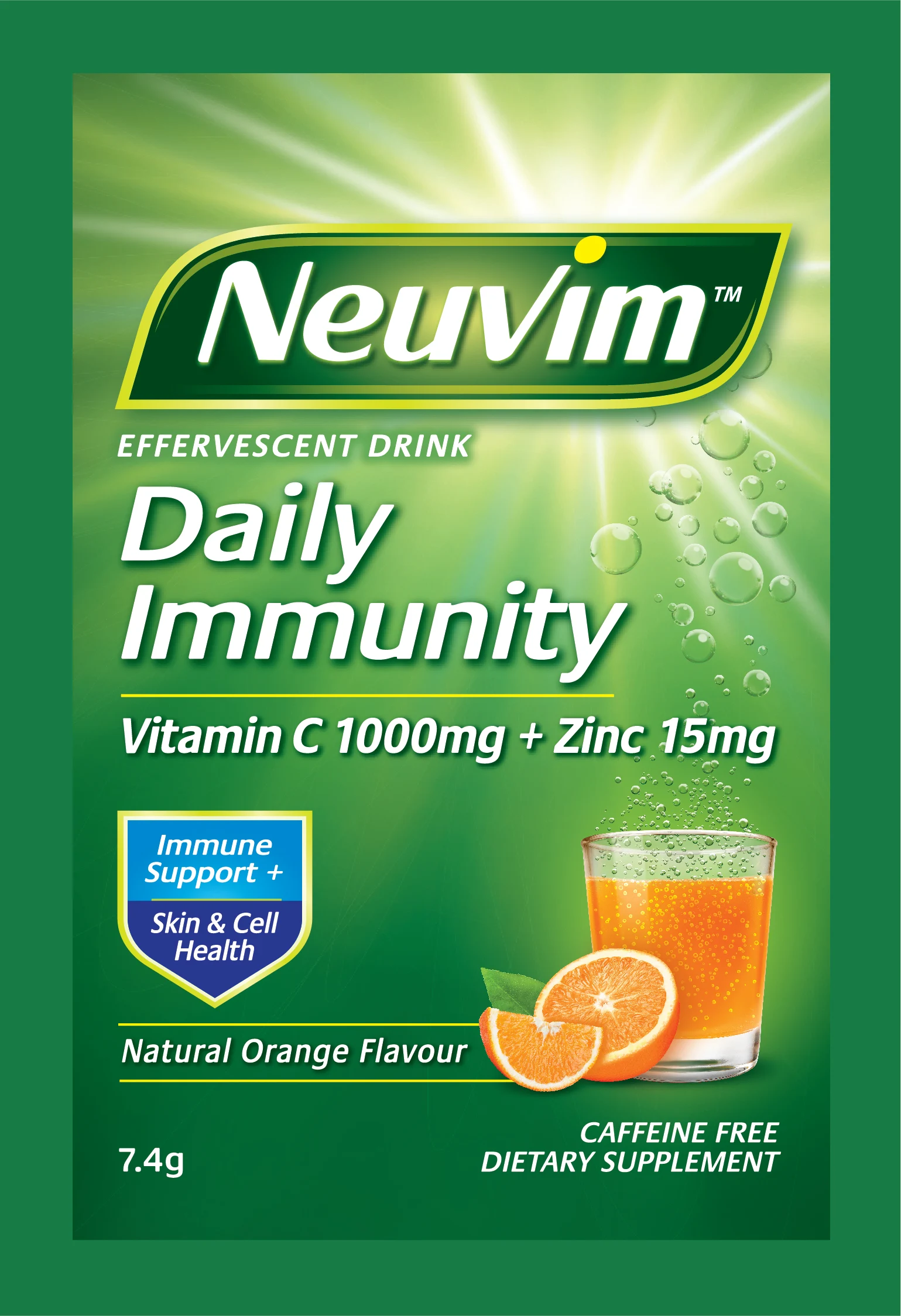 Neuvim Vitamin C and Zinc sachet